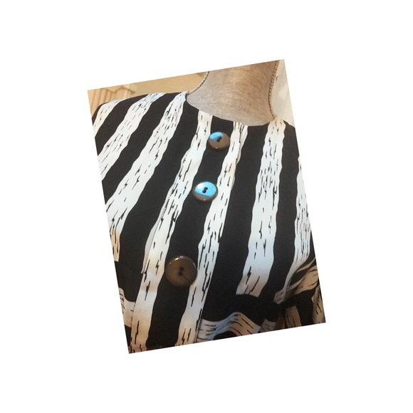 ♥️Vintage Lady Carol Half Kimono Sleeve Dress M♥️ - Picture 7 of 8